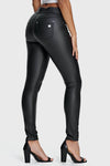 N.O.W® Faux Leather - High Waisted - Full Length - Black 6