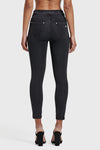 N.O.W® Denim - High Waisted - 7/8 Length - Black + Black Stitching 9