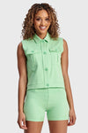 Pastel Vest - Green 7