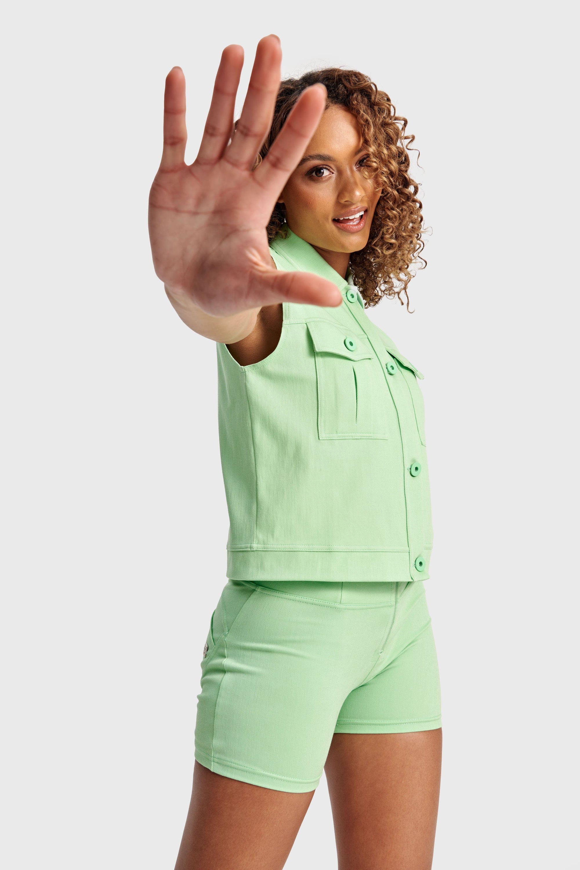 Pastel Vest - Green 5