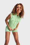 Pastel Vest - Green 3