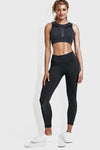 Sports Crop with Mesh Back - Black 3