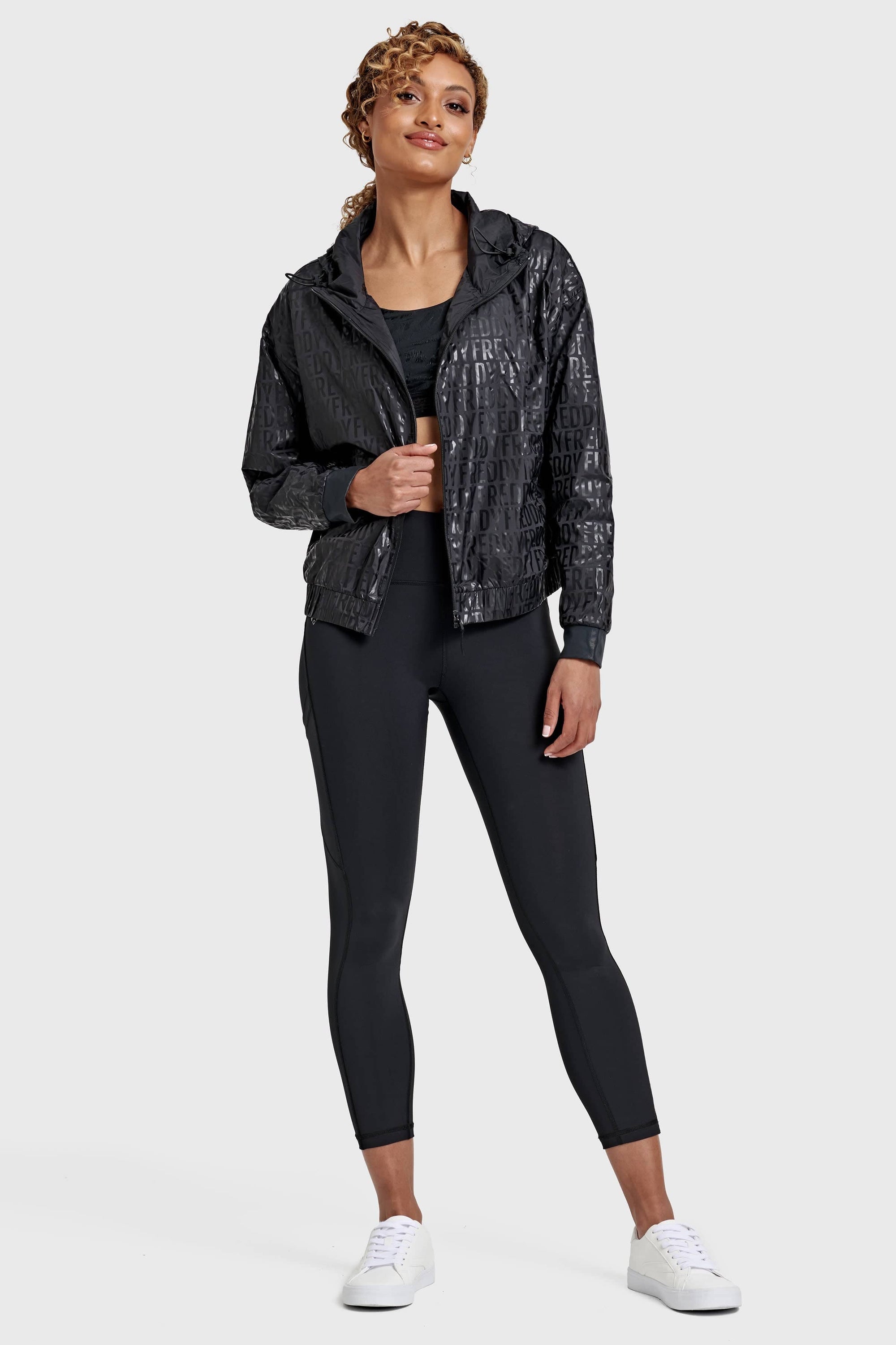 Sports Jacket with Freddy Print - Black 5
