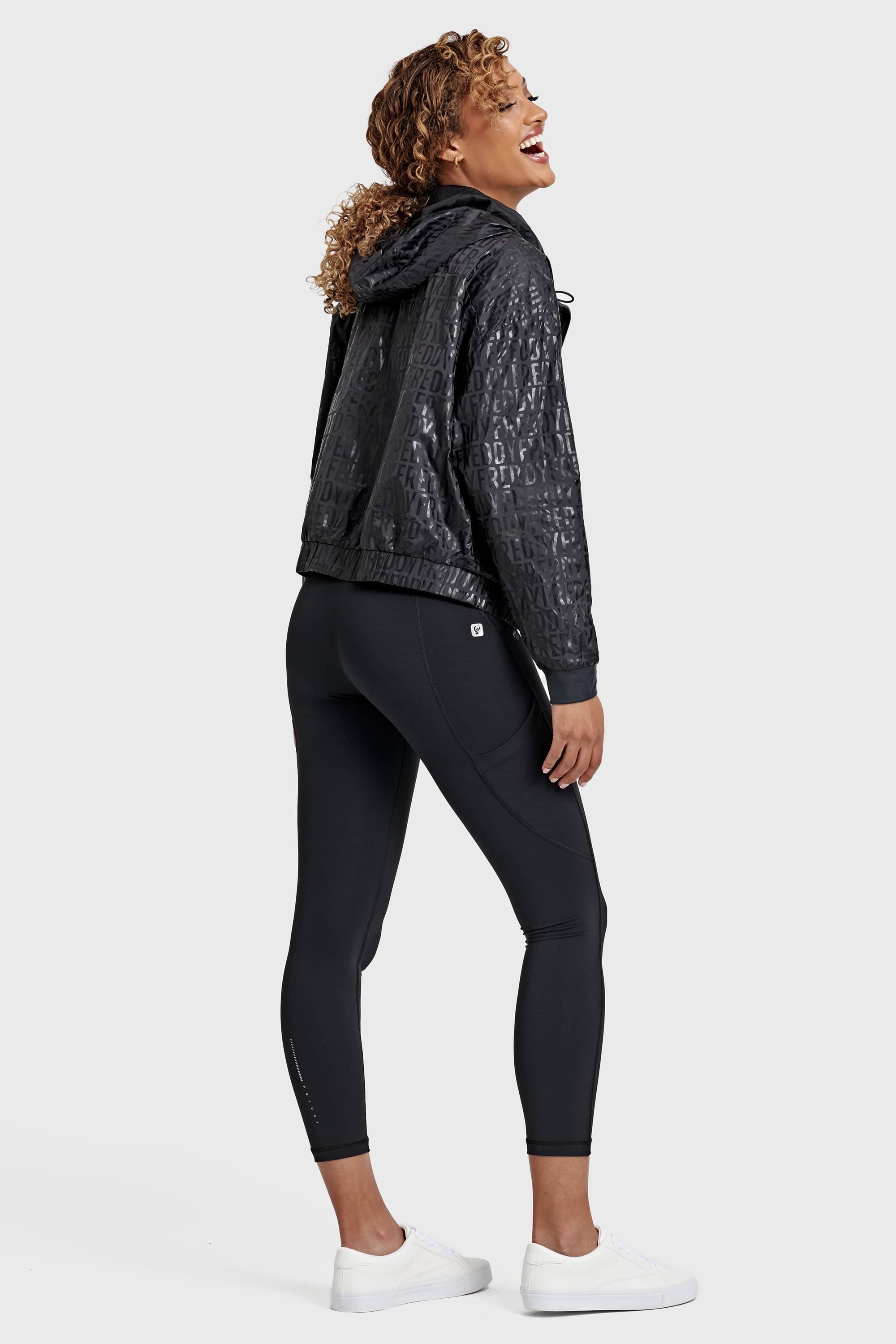 Sports Jacket with Freddy Print - Black 6