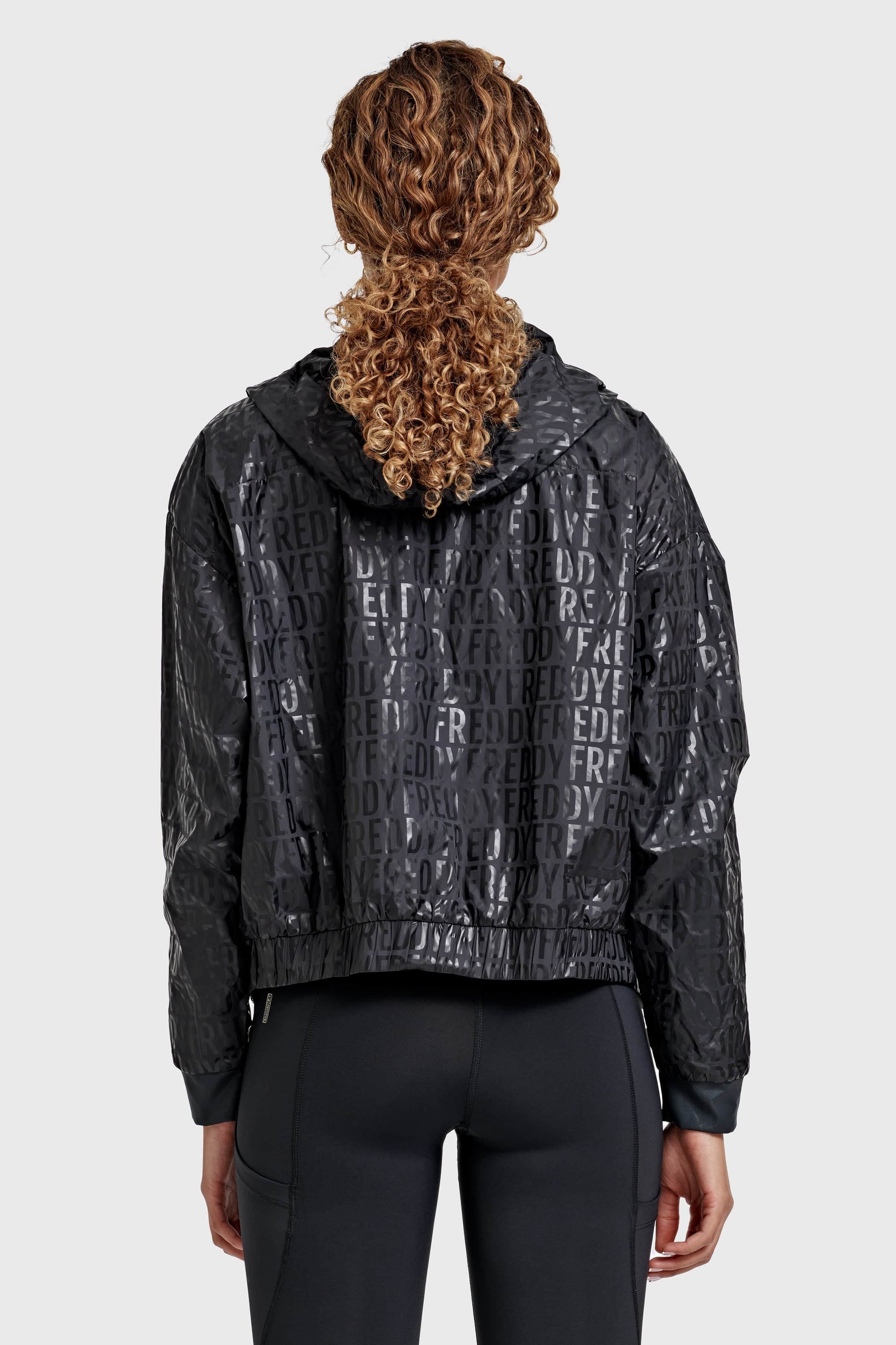 Sports Jacket with Freddy Print - Black 2