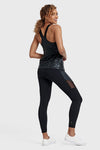 Sports Tank Top Tonal Zebra Print - Black 6