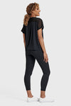 Oversized Mesh Insert Top - Black 4