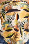 Multi-Way Scarf Top - Floral Orange 5