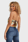Multi-Way Scarf Top - Floral Orange 4