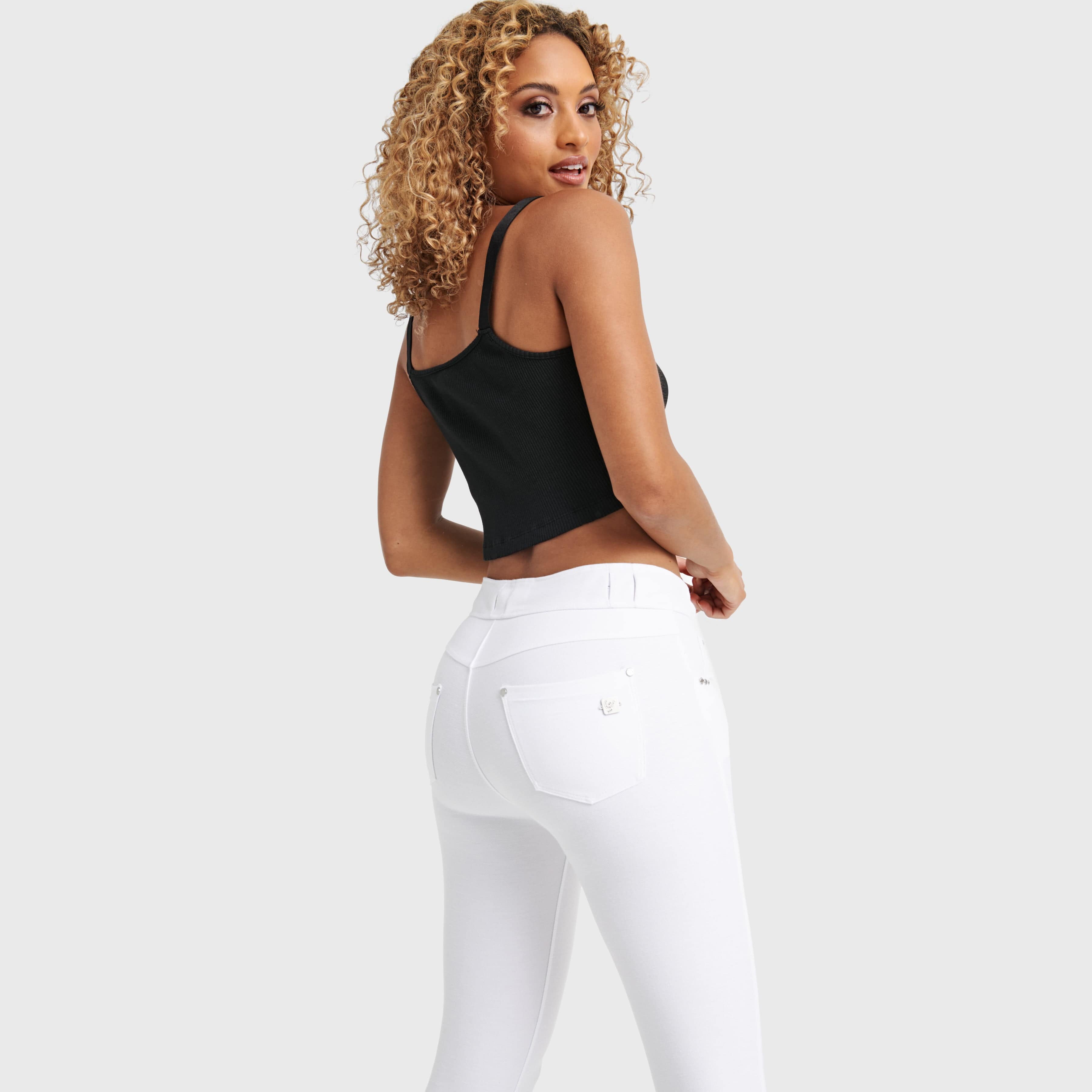 Cotton Ribbed Cami - Black 2