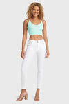 Cotton Ribbed Crop - Aqua 4