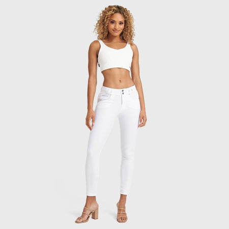Cropped Tank Top - White 3