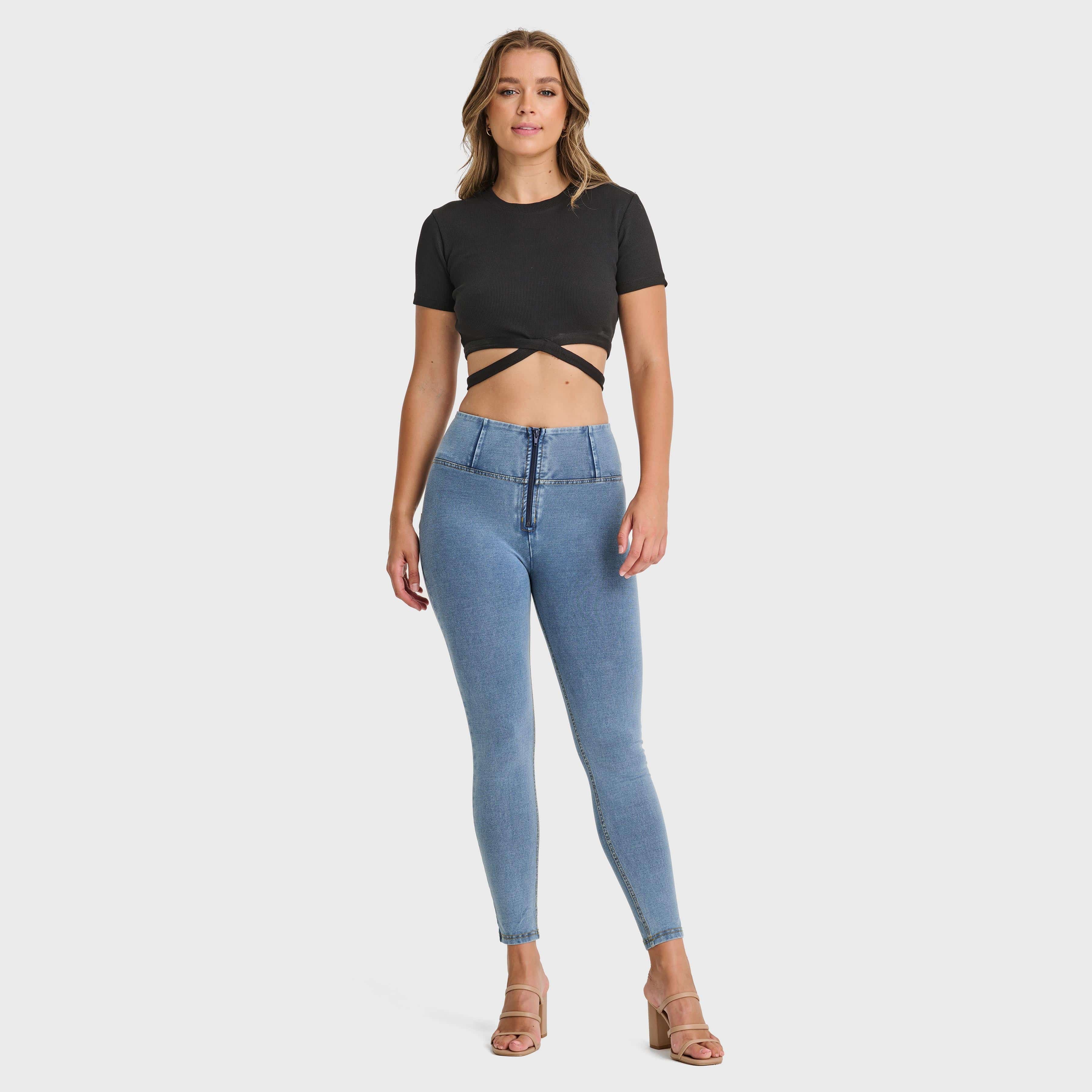 Cropped Wrap Around T Shirt - Black 3