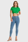 Cropped Wrap Around T Shirt - Green 2