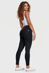 Superfit - High Waisted - 7/8 Length - Black 7