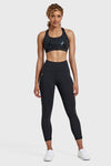 Superfit Diwo With Pockets - High Waisted - 7/8 Length - Black 10
