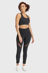 Superfit Diwo Pro With Mesh Detailing - High Waisted - 7/8 Length - Black 8