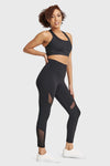Superfit Diwo Pro With Mesh Detailing - High Waisted - 7/8 Length - Black 2