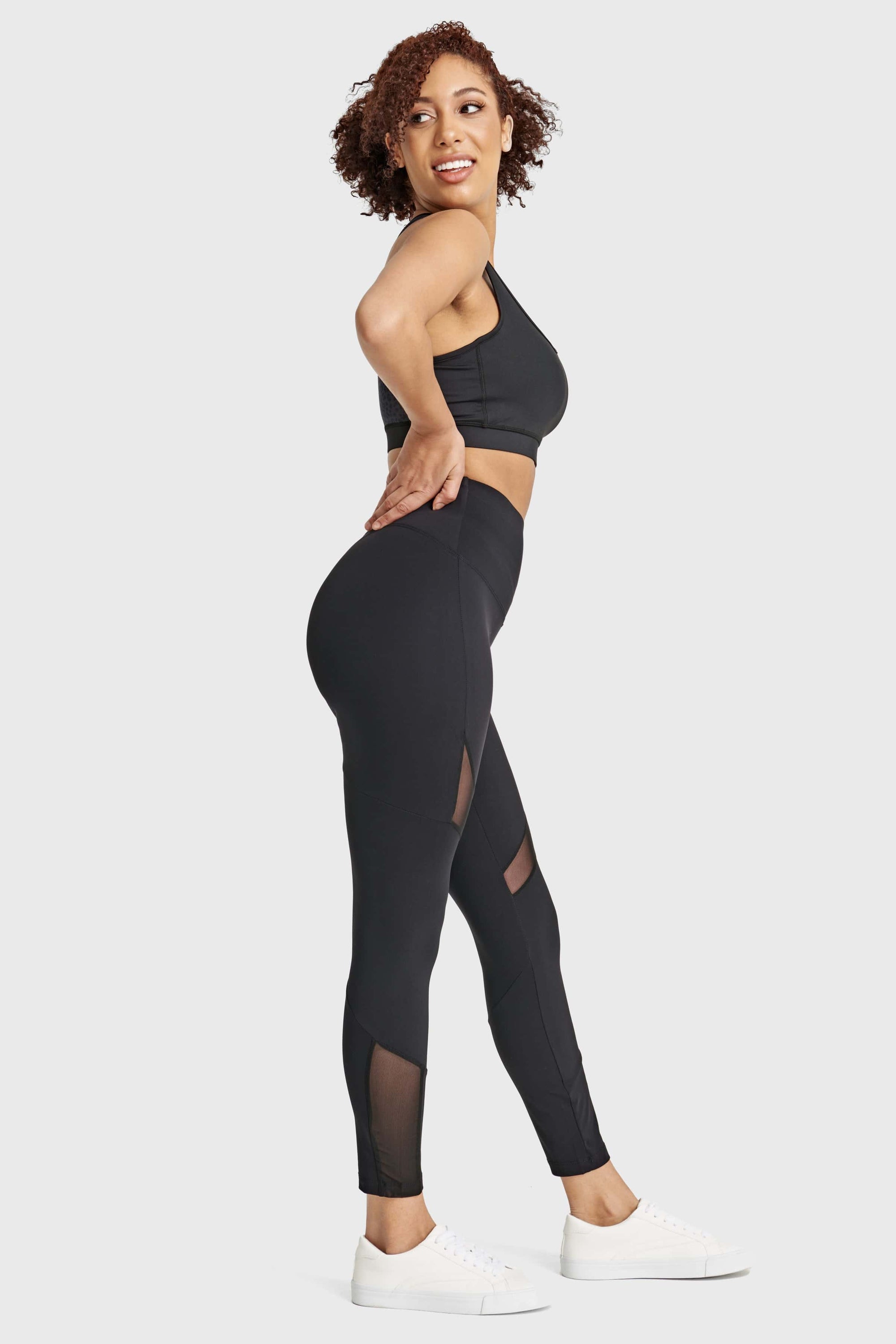 Superfit Diwo Pro With Mesh Detailing - High Waisted - 7/8 Length - Black 5