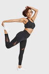 Superfit Diwo Pro With Mesh Detailing - High Waisted - 7/8 Length - Black 3