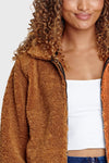 Faux Shearling Jacket - Teddy Brown 4