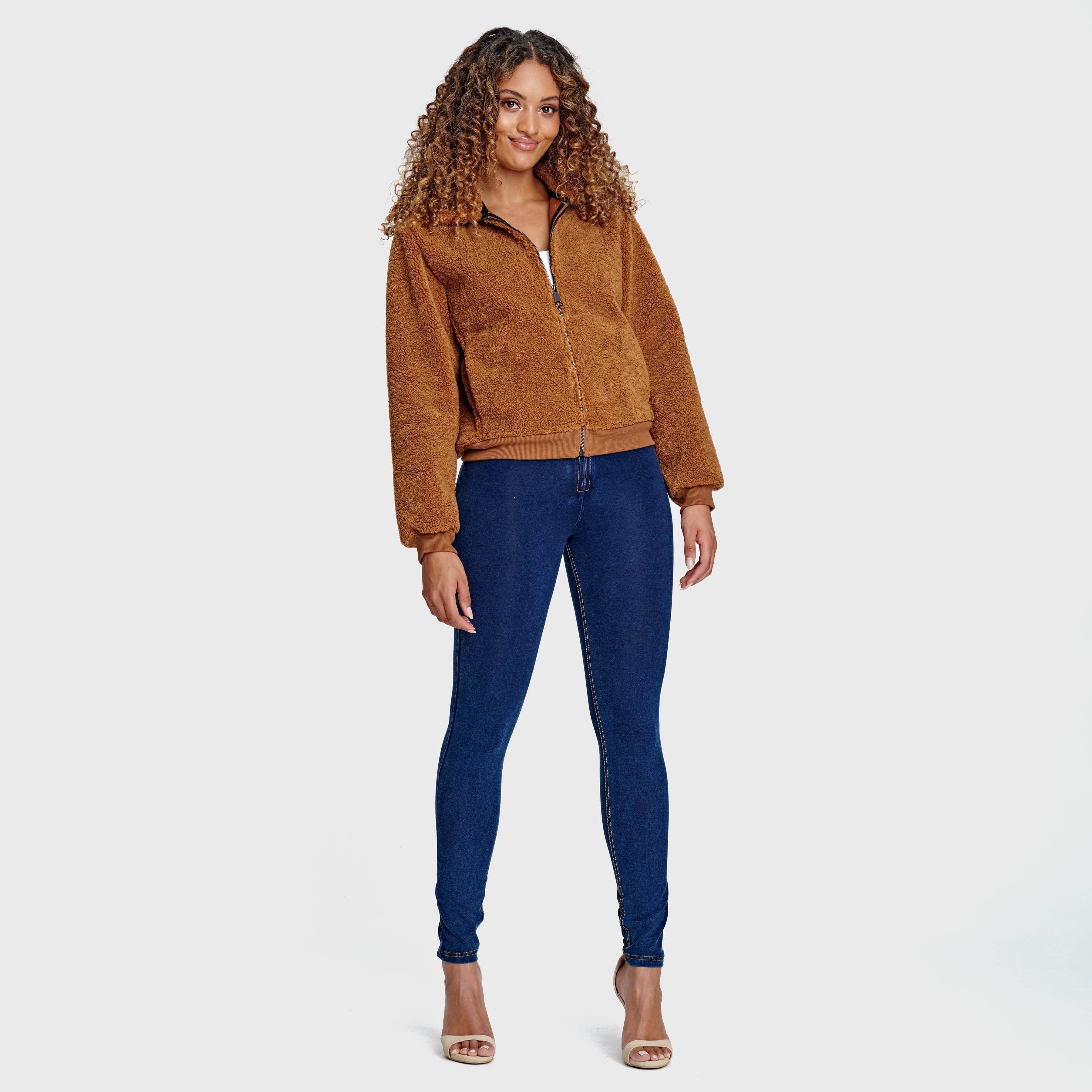 Faux Shearling Jacket - Teddy Brown 2