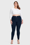WR.UP® Curvy Fashion - High Waisted - Full Length - Navy Blue 4