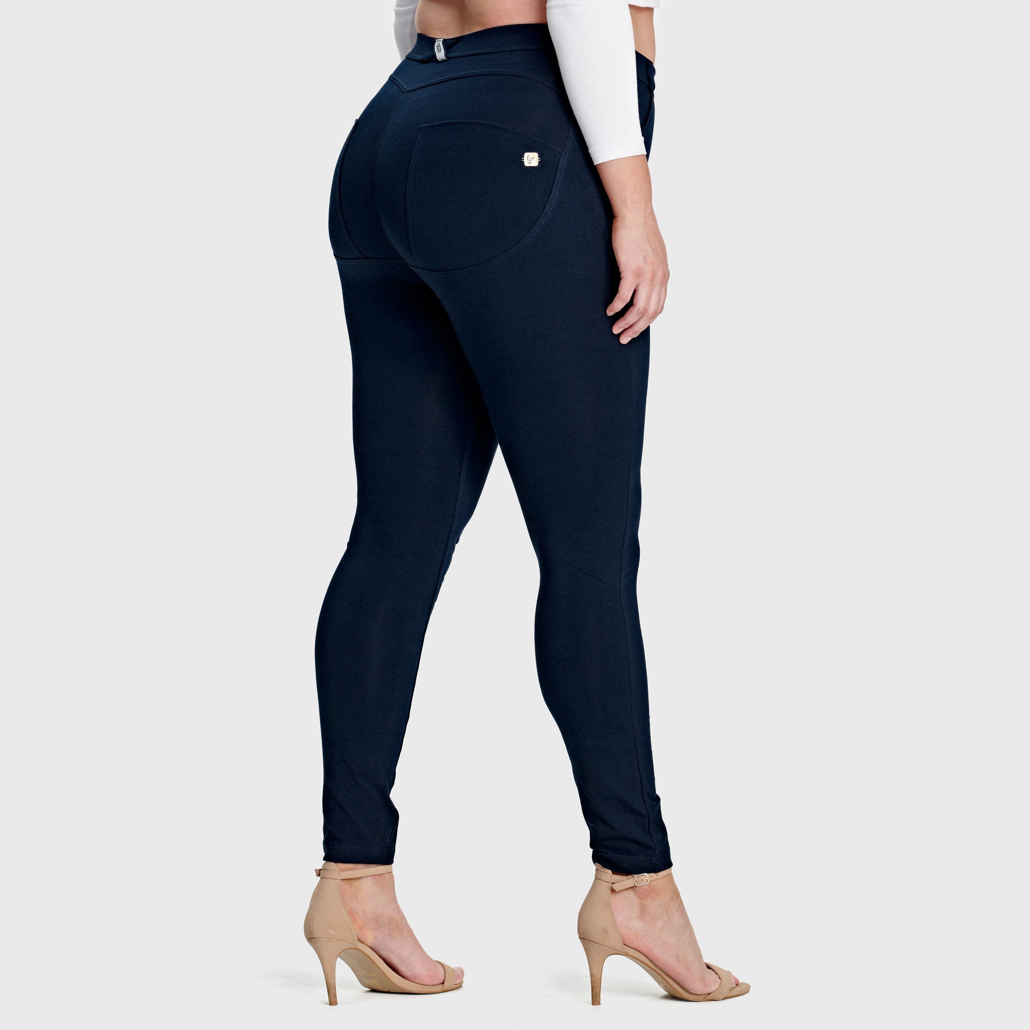 WR.UP® Curvy Fashion - High Waisted - Full Length - Navy Blue 1