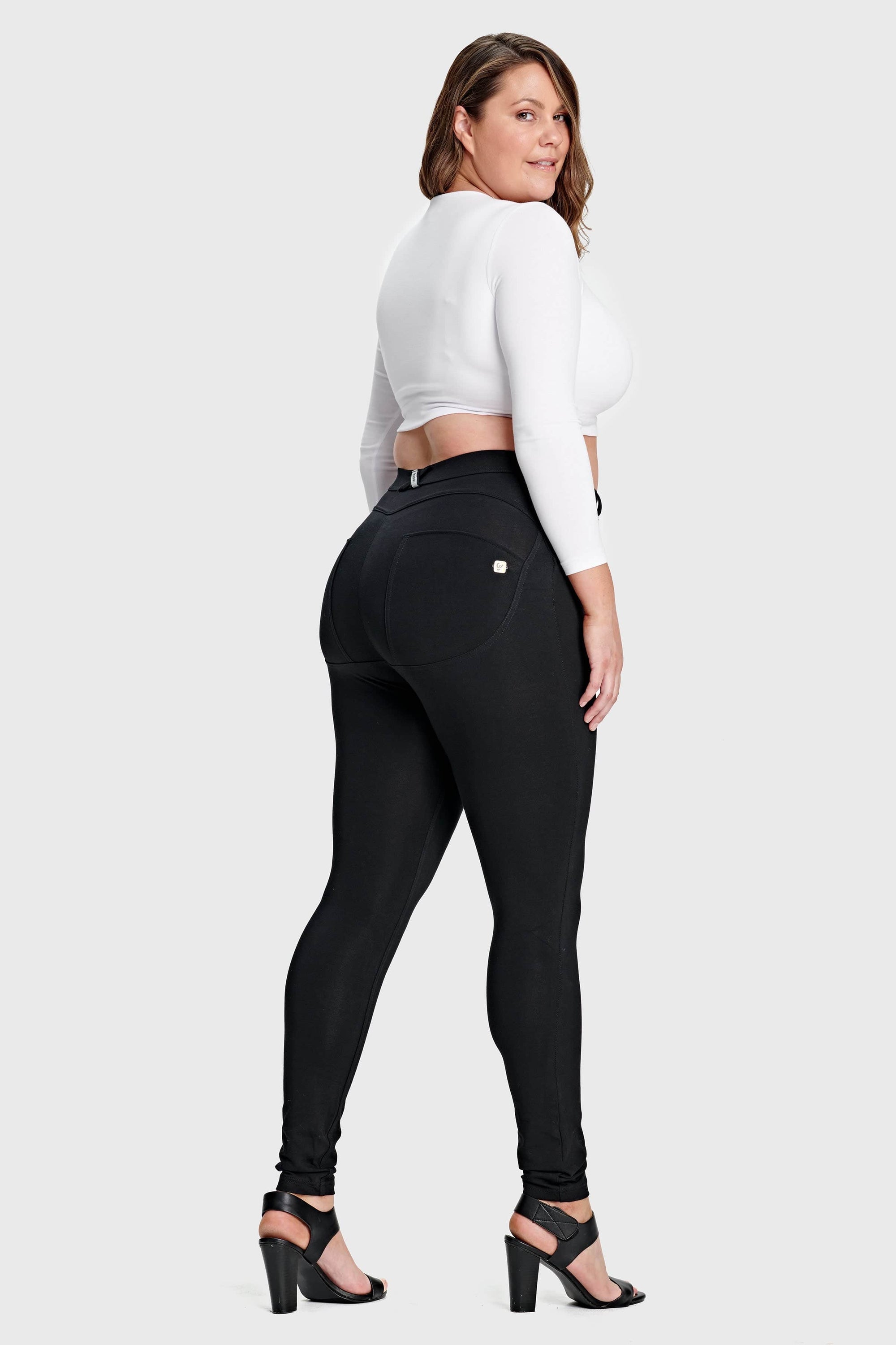WR.UP® Curvy Fashion - High Waisted - Full Length - Black 6