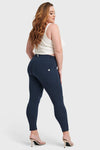 WR.UP® Curvy Fashion - High Waisted - 7/8 Length - Navy Blue 6