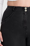 WR.UP® Curvy Denim - High Waisted - Full Length - Black + Black Stitching 8