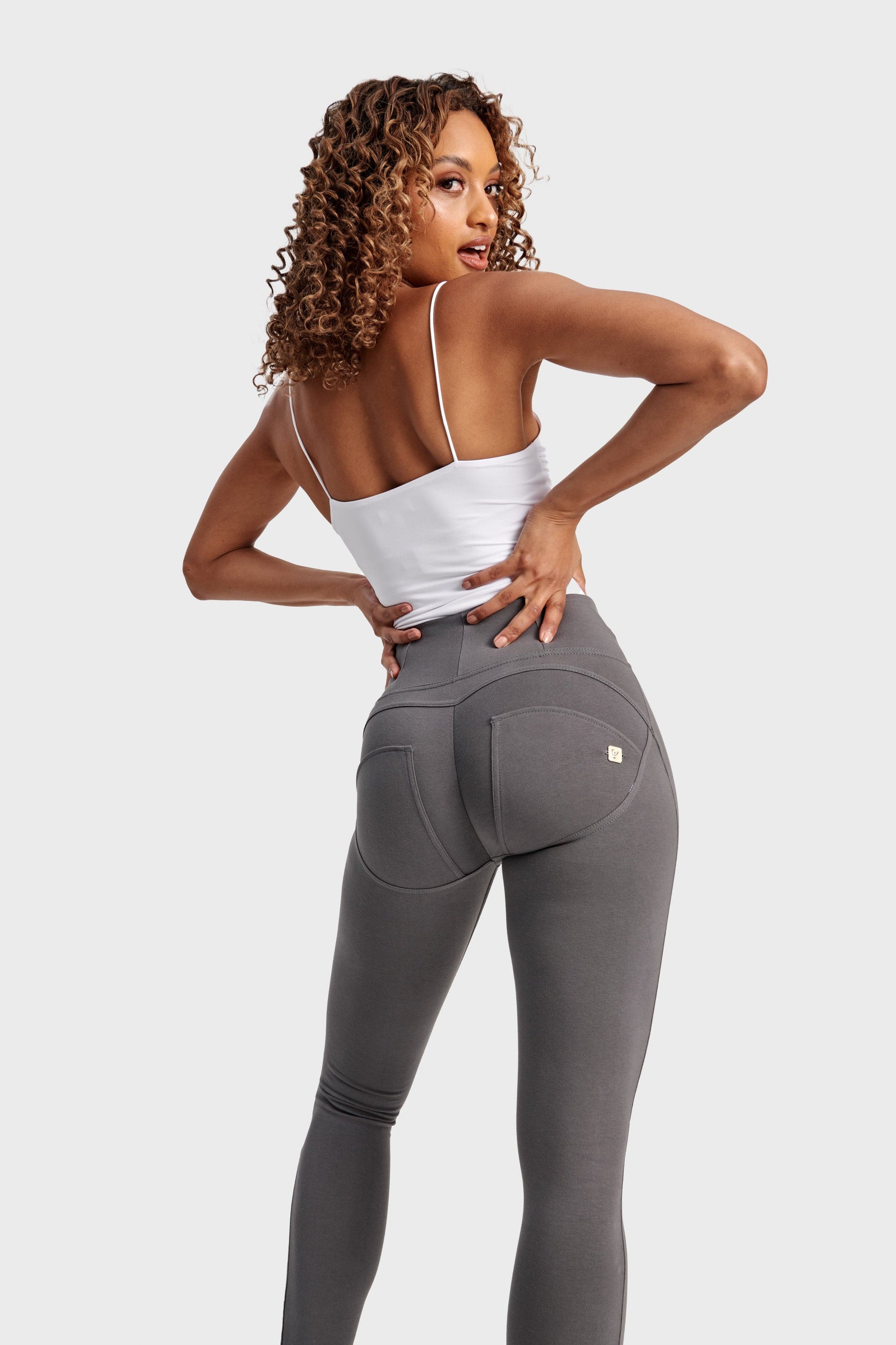 WR.UP® Fashion - High Waisted - Full Length - Grey 3