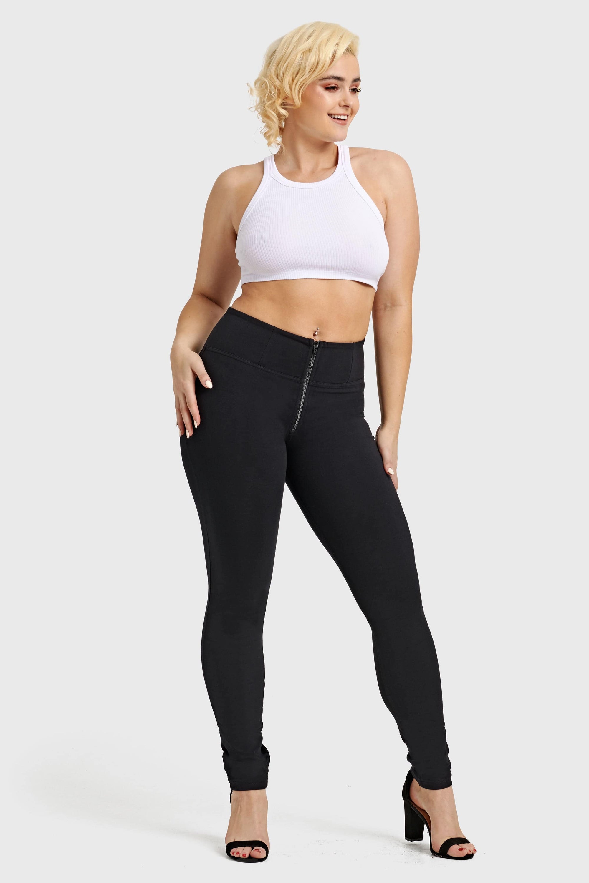 WR.UP® Fashion - High Waisted - Full Length - Black 12