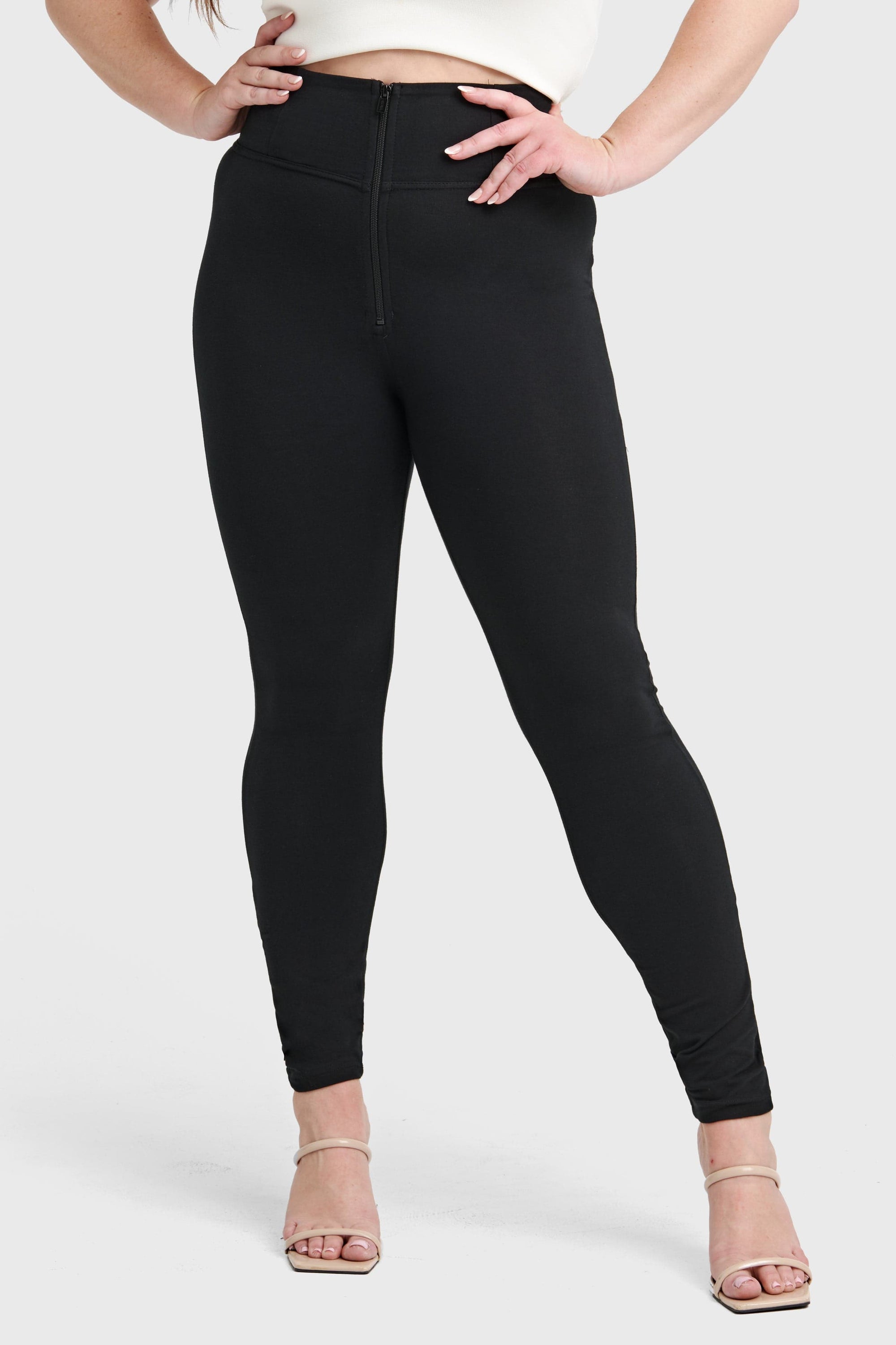 WR.UP® Curvy Fashion - Zip High Waisted - Full Length - Black 6