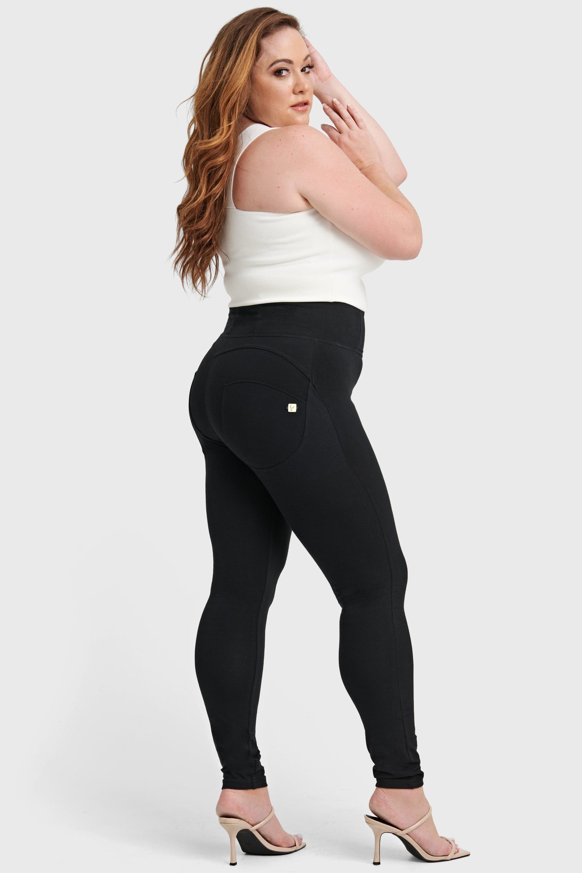 WR.UP® Curvy Fashion - Zip High Waisted - Full Length - Black 5