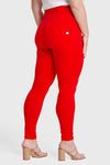 WR.UP® Curvy Fashion - Zip High Waisted - Full Length - Red 8