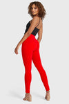 WR.UP® Fashion - High Waisted - Full Length - Red 5