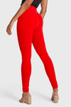 WR.UP® Fashion - High Waisted - Full Length - Red 2