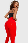 WR.UP® Fashion - High Waisted - Full Length - Red 7