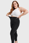 WR.UP® Curvy Denim - Zip High Waisted - Full Length - Black + Black Stitching 4