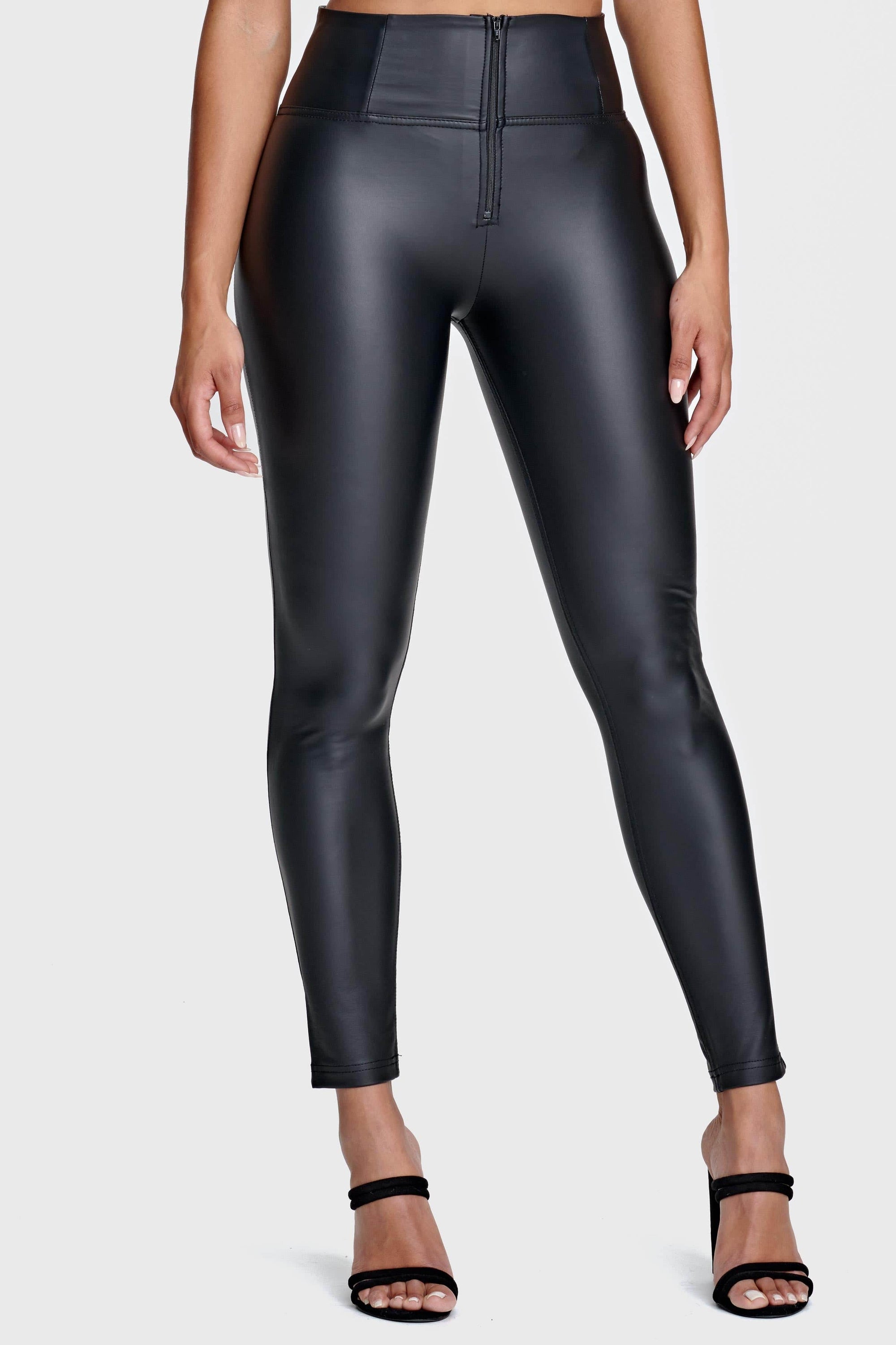 WR.UP® Faux Leather - High Waisted - Full Length  - Black 7