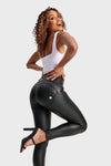 WR.UP® Faux Leather - High Waisted - Full Length  - Black 2