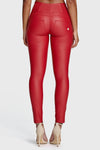 WR.UP® Faux Leather - High Waisted - Full Length - Red 4