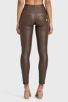 WR.UP® Faux Leather - High Waisted - 7/8 Length - Chocolate 6