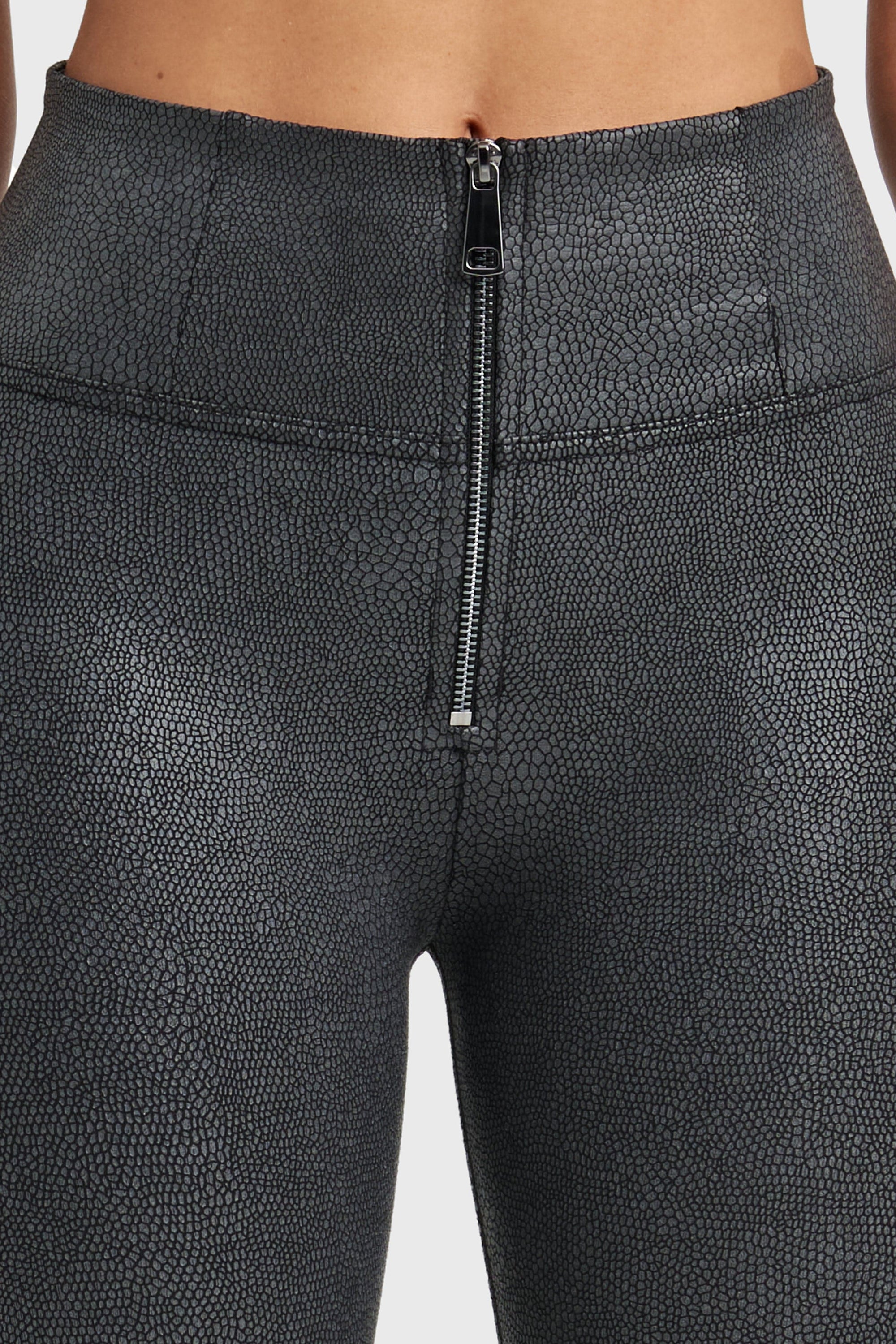 WR.UP® Snake Skin - High Waisted - Full Length - Black 3