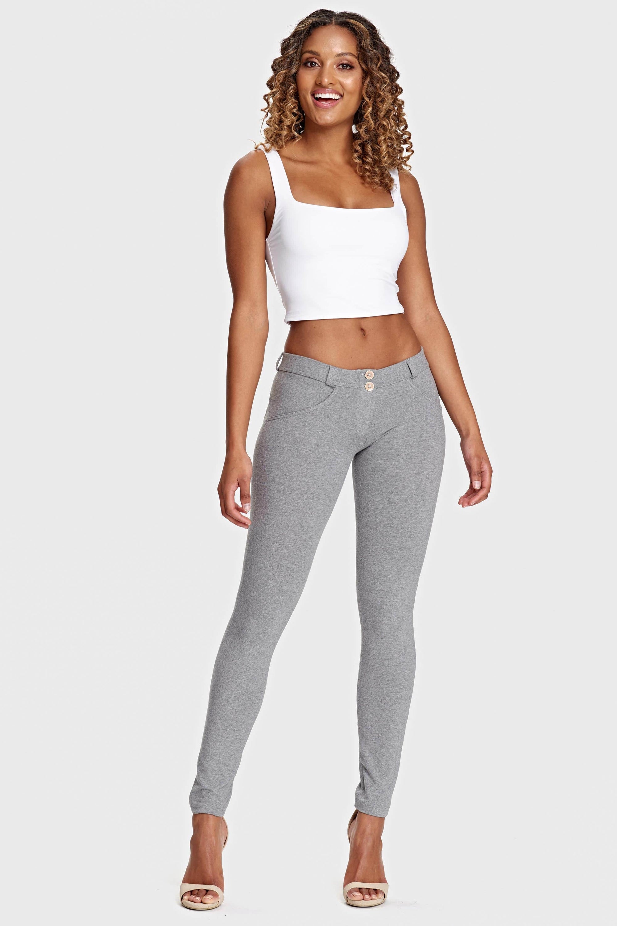 WR.UP® Fashion - Low Rise - Full Length - Melange Grey 6