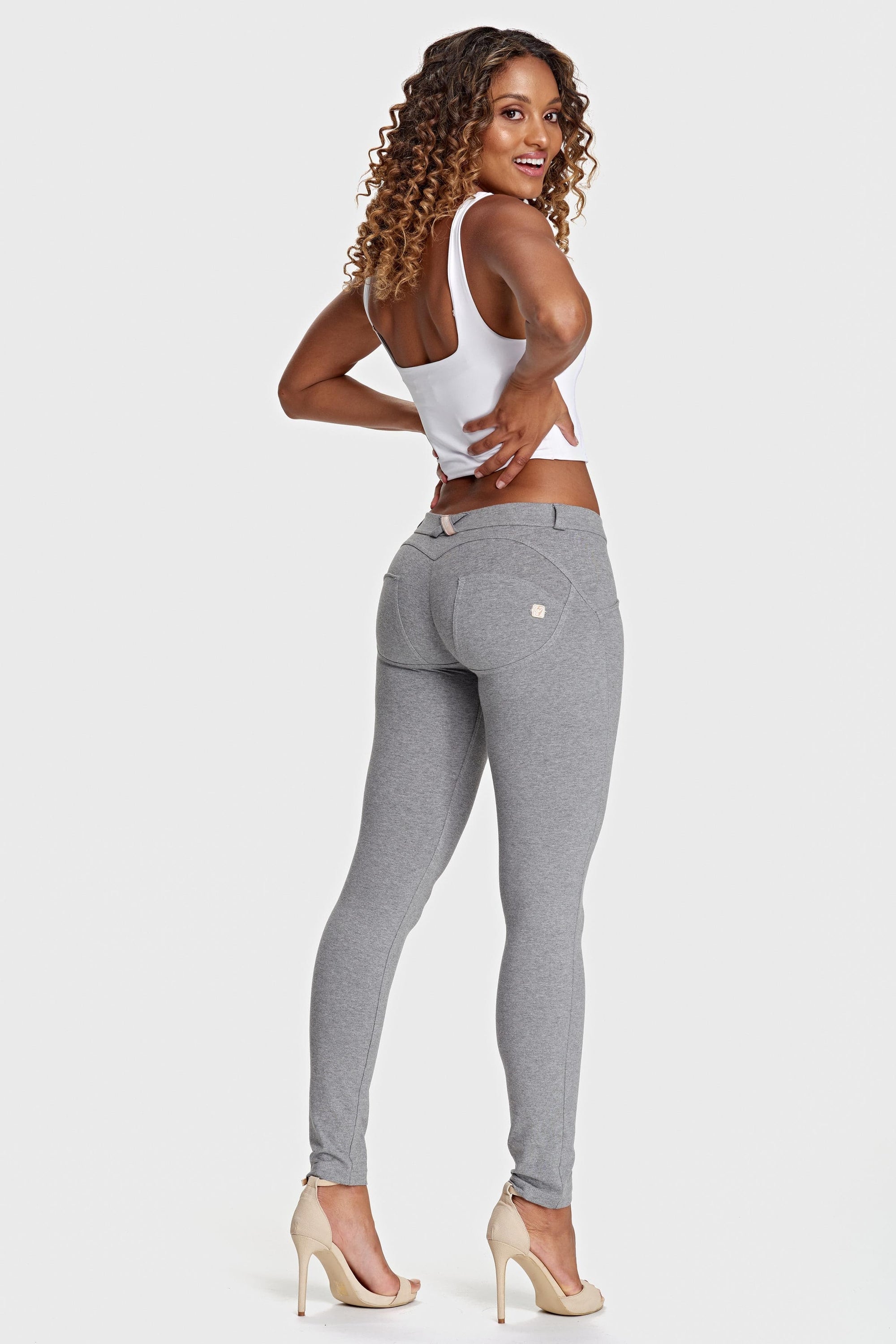 WR.UP® Fashion - Low Rise - Full Length - Melange Grey 5