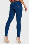 WR.UP® Denim - Low Rise - Full Length - Dark Blue + Blue Stitching 5