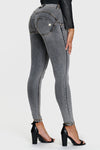 WR.UP® Denim - Mid Rise - Full Length - Grey + Yellow Stitching 1