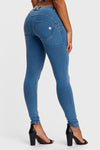 WR.UP® Denim - Mid Rise - Full Length - Light Blue + Yellow Stitching 12